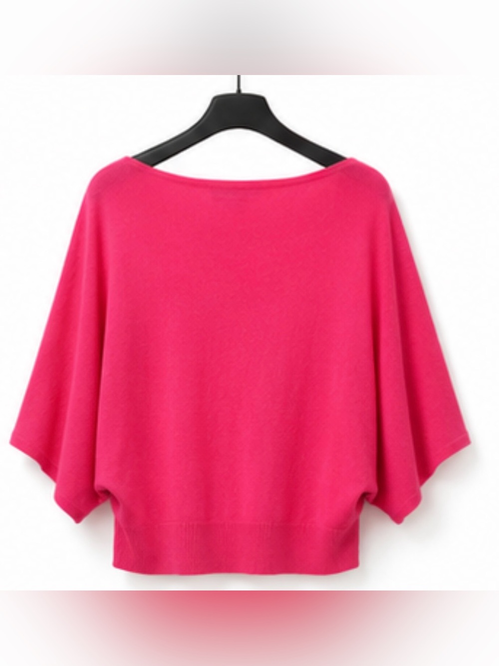 Ralph Lauren 100% Cashmere Italian Yarn Pink Dolman Sweater M - Picture 2 of 4
